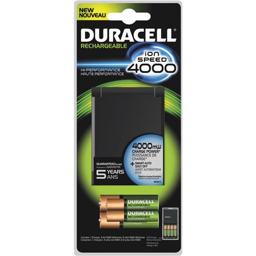 66105 Duracell Ion Speed 4000 Battery Charger