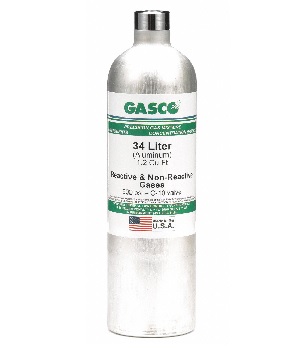 34L-PH3-5 Phosphine 5 PPM, 34 Liter Calibration Gas Cylinder, Balance Nitrogen