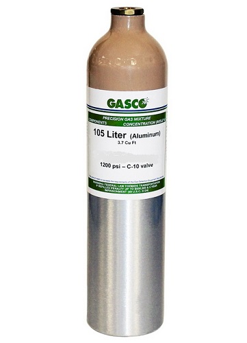 Gasco Nitrogen Gas 99.999% Vol., 105 Liter Cylinder - 105L-114 Image