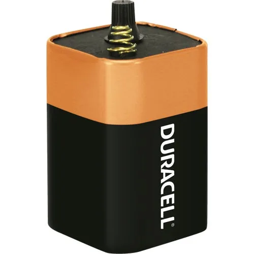 9006 Duracell CopperTop 6V Spring Terminal Alkaline Lantern Battery