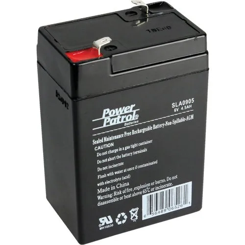 SLA0905 Interstate All Battery Power Patrol 6V Exit Light Security System Battery