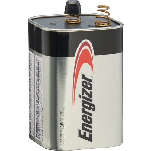 529 Energizer 6V Spring Terminal Alkaline Lantern Battery