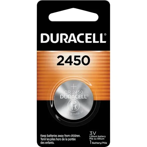 44287 Duracell 2450 Lithium Coin Cell Battery