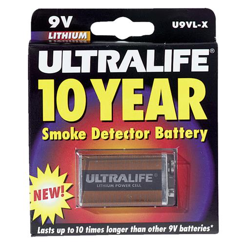U9VLJPX Ultralife 9V Lithium Battery